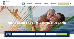Desktop Screenshot of bootsurlaubholland.de
